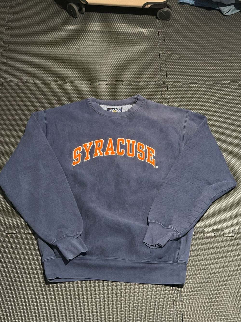 Steve & Barry's Syracuse University Navy Blue Crewneck Sweatshirt